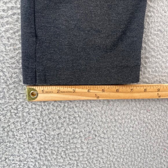 Chicos Pants Womens 2 US 12 Short Gray Fabulously Slimming Ponte Pull On Stretch - Picture 12 of 13